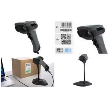 Juhtmega vöötkoodiskanner Safescan 330-W (mudel 140-0747) — 1D ja 2D, tööulatus 3–35 cm