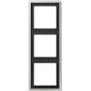 JUNG ES 2983 - Schwarz - Edelstahl - Edelstahl - Schraubenlos - JUNG - 81 mm - 223 mm