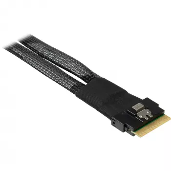 INTER-TECH kaabel SFF-8654-8i kuni 2× SFF-8654-4i, 70 cm sisemine jaotuskaabel