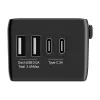 Reisiadapter BlitzWolf BW-TA1 4-in-1 2× USB PD 20W pordiga