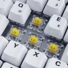 Sharkoon SKILLER SGK50 S3 PBT klaviatuur Mängimine USB QWERTZ Saksa Valge