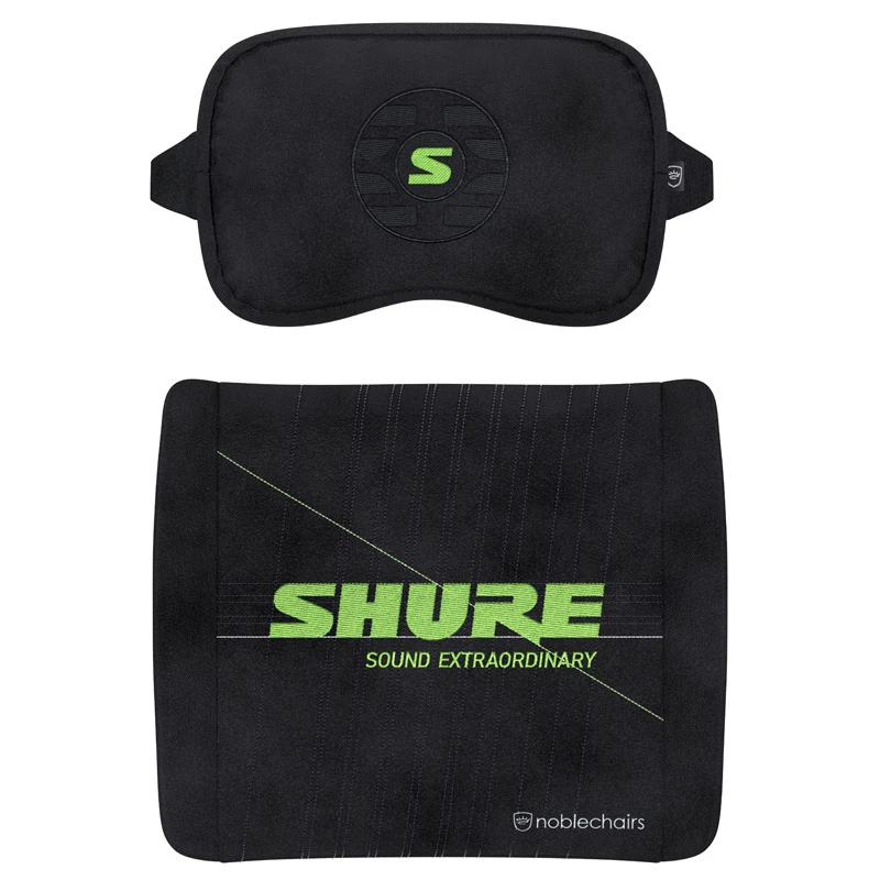Mäluvahust padjakomplekt noblechairs Shure Edition GAGC-343 — nimme- ja kuklapadi
