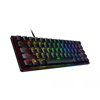 Razer Huntsman Mini 60% mänguklaviatuur Opto-Mechanical Purple Switch RGB LED valgus NORD juhtmega