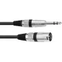 XLR 6,3 mm adapterkaabel Omnitronic 30225195 — 1x XLR isane 1x 6,3 mm pistikupesale