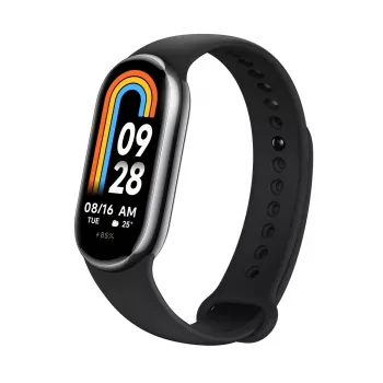 Xiaomi Smart Band 8 Must, Fitness Tracker, Bluetooth 5.1, 190mAh, 1.62, 5 ATM, Kiirendusandur, PPG Andur, Güroskoop
