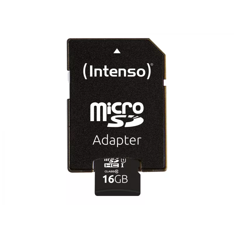 Intenso Performance - mälukaart (microSDHC/SD-adapter kaasas) - 16 GB - UHS-I U1 / Class10 - microSDHC UHS-I