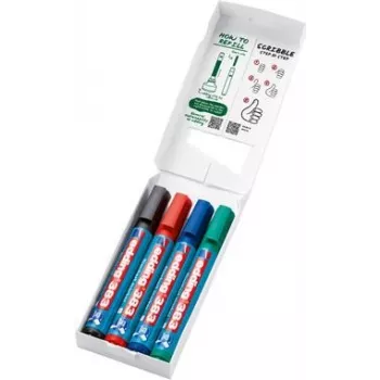 Flipchart marker Edding 383 1,0–5,0 mm sorteeritud värvides 4 tk