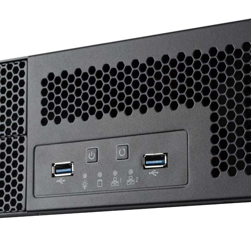 SilverStone RM23-502 Rackmount Server Chassis, ATX, USB 3.0 - 2U - Must