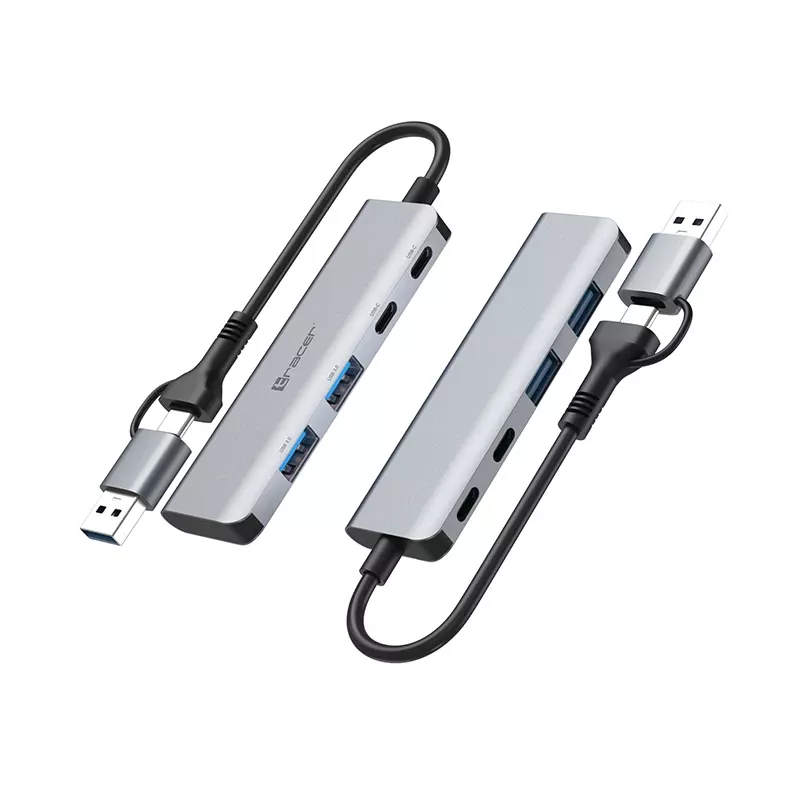 TRACER ADAPTER A-5 USB Type-C USB-A-le 2x USB-A + 2x USB-C