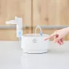Tabletop nebulizer Omron C28P with 10 ml/min capacity, 2.65 µm particle size, Valge, dimensions 265×195×143 mm