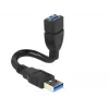 USB-kaabel DeLOCK 0,15m 2xUSB3.0-A