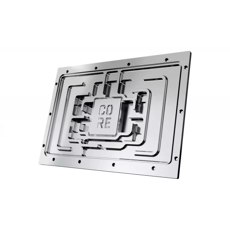 Alphacool 10270 tagakaas akrüül alumiinium kroom vask nailon must läbipaistev