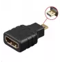 Microconnect HDM19F19MM kaabelsoomuundur Micro HDMI HDMI Must