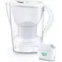 Veefiltrikann BRITA Marella Valge koos 1x ALL-in-1 kassetiga ja 1x Extra Lime kassetiga, 1,0–1,5 L kasulik maht