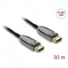 DELOCK aktiivne optiline DisplayPort 2.1 kaabel 8K 60 Hz 40 Gbps 30 m