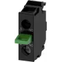 Siemens 3SU14002AA101BA0 - kruvi - must - IP40 IP20 EAC UL cUL - AC - DC - 5 - 500 V - 50 / 60 Hz