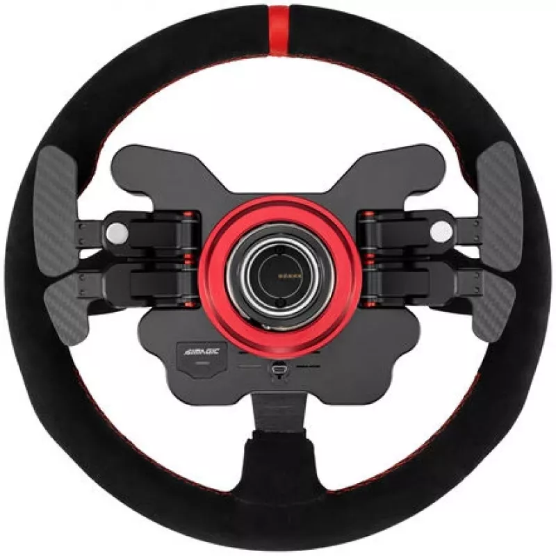 Simagic rool GT1-SR Alcantara — GT1-SR(ALCANTARA) võidusõidurooli pöid, Alcantara kattega