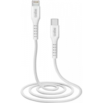 SBS TECABLELIGTC1W - 1 m - Lightning - USB C - Isane - Isane - Valge