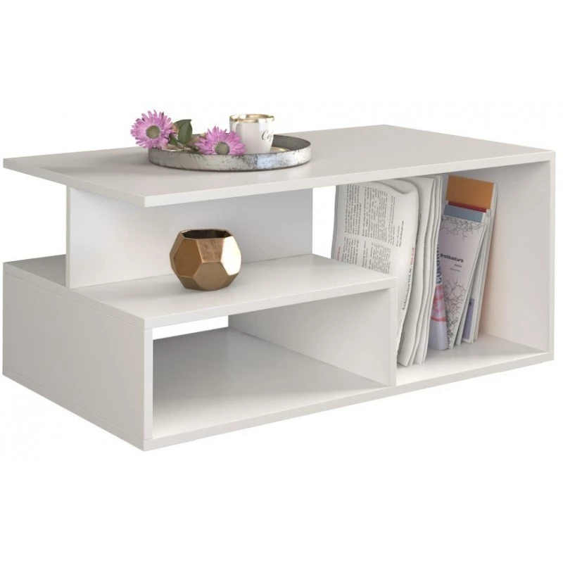 Topeshop PRIMA BIEL kohvi- / külg- / otsalaud kohvilaud vabakujuline 1 jalg (jalad)