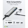Goobay Slim 4-Port USB-Hub USB-C/USB-A 5 Gbit/s - Plug USB 3.2 (76563)