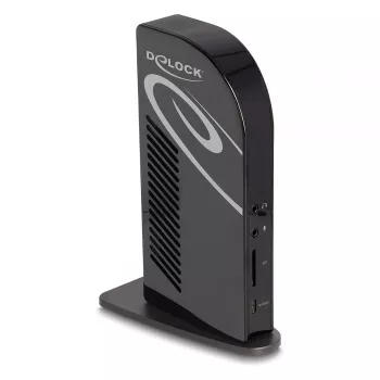 DeLOCK USB-C tüüpi kolme ekraani dokkimisjaam 4K USB-jaotur LAN Heli PD 96 W