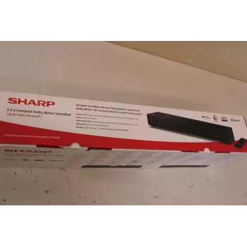 Sharp HT-SB700 2.0.2 kompaktne Dolby Atmos heliriba — 140 W, Bluetooth, juhtmevaba, must