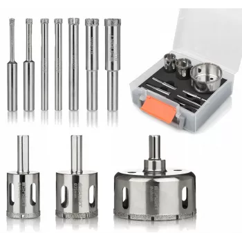 Teemantpuuride komplekt Smart SM-25-SET10G, 10 tk, läbimõõdud 4–68 mm