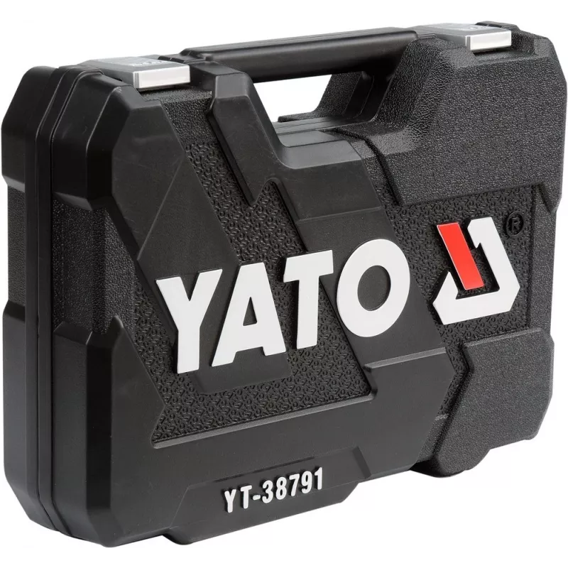Socket wrench set YATO YT-38791 — 108 pieces, 1/2 inch drive, includes wrench, Must case