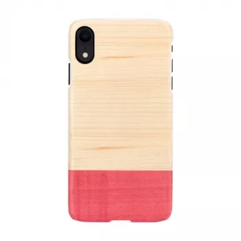 man and wood telefoniümbris iPhone XR-ile — miss match valge