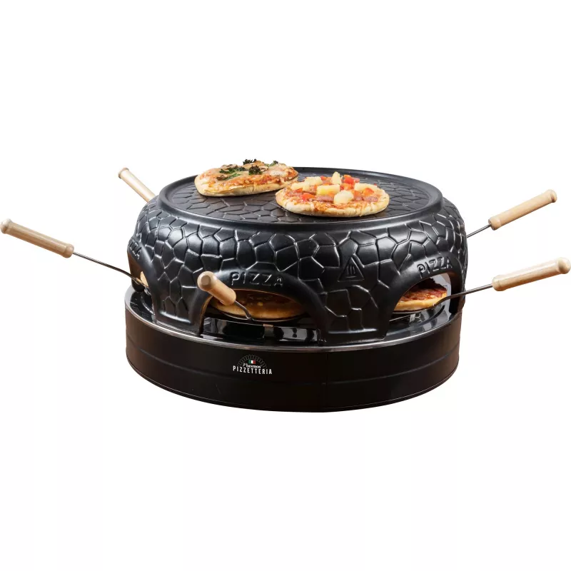 Pizzaahi Bestron APD600Z must 1200 W laua-elektripizzaahi