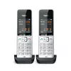 Gigaset COMFORT 500HX duo Analoog/DECT telefon Kõne tuvastus Must, Hõbedane