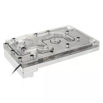 Vesiblokk BitsPower Monoblock ASRock X399M Taichi RGB jaoks, akrüül/vask, nikeldatud, 90×142×29,1 mm