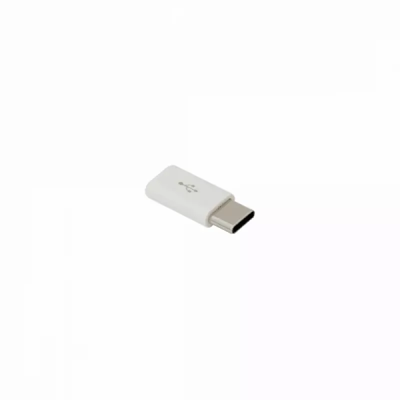 Sbox AD.USB-C W Micro USB 2.0 F. -> TYPE C M. Valge