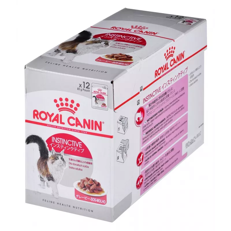 Märg kassitoit Royal Canin Instinctive 12 x 85 g — linnuliha, täiskasvanud, kuseteede tervise toetus