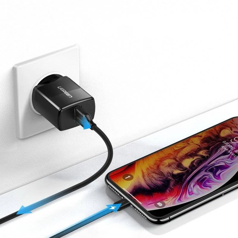 Ugreen 2.1A USB toiteadapter (must)