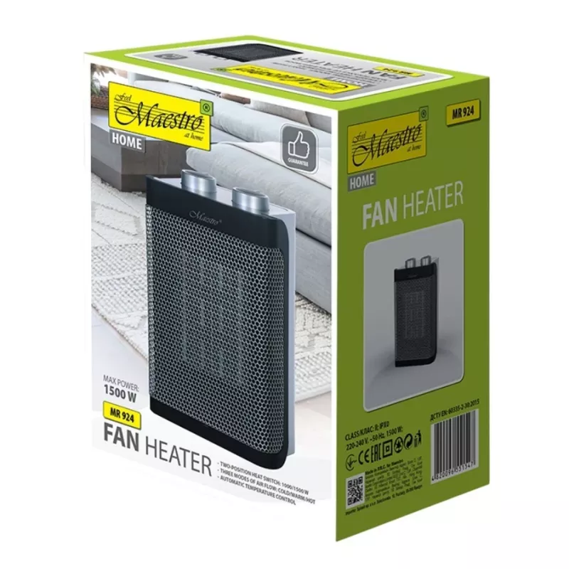 Keraamiline ventilaatorküttekeha Maestro MR-924 1500W