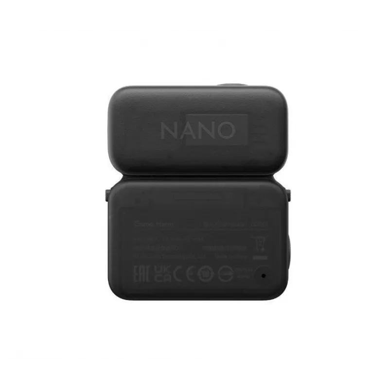 Action camera DJI Osmo nano — 35 MP CMOS, 4K Ultra HD (3840×2880), 120 fps, 143° FOV, 4.98 cm ekraan, Wi‑Fi, MicroSD, 0.052 kg