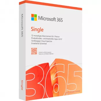 Microsoft 365 Personal [DE] 1Y Subscr. Medialess FY25H2 Windows >10 / MacOS ainult