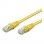 Wentronic Goobay CAT 5e patch-kaabel, U/UTP, kollane, 0,5 m - CCA vase segu (68336)