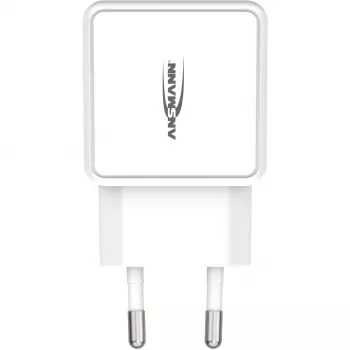 ANSMANN HC218PD - Toiteplokk - 18 W - 3000 mA - PD, QC 3.0 - 2 väljundporti (USB, USB-C) - Valge (1001-0111)