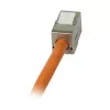 Synergy 21 Keystone Module TP Socket RJ45 CAT6A 500MHz Short with kaabel Clamp - kaabel - digitaalne/andmed