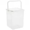 Plastikust pesuaineanum Rotho Basic 9 L mudel 1770101100RP, valge, kaas, riputusaas