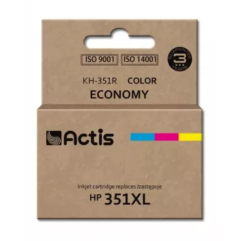 Ühilduv ACTIS-kassett KH-351R HP 351XL jaoks, värvainepõhine tint 21 ml (CMY), üksikpakend, standardtootlus