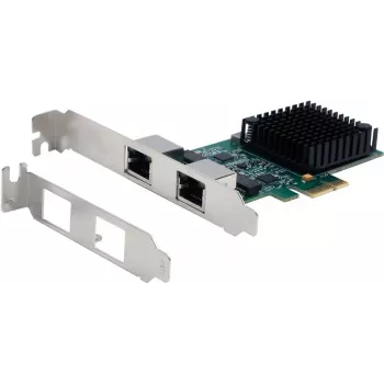Võrguadapter Exsys EX-60112 PCIe 2,5 Gigabit, kahe pordiga