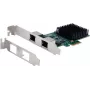 Võrguadapter Exsys EX-60112 PCIe 2,5 Gigabit, kahe pordiga