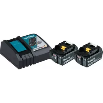 Makita DC18RC - Toiteallika komplekt - akulaadija + 2 x aku - Li-Ion - 4 Ah - 72 Wh - 1 x akulaadimine (197490-7)