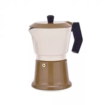 Moka pot Maestro MR-1657-9-BEIGE alumiiniumist pliidikohvikann, 9 tassi mahutavus