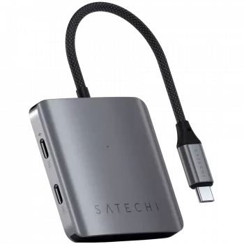 Satechi USB-jaotur toiteedastusega, 4x USB-C 3.2