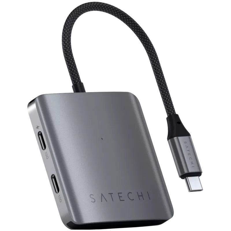 Satechi USB-jaotur toiteedastusega, 4x USB-C 3.2