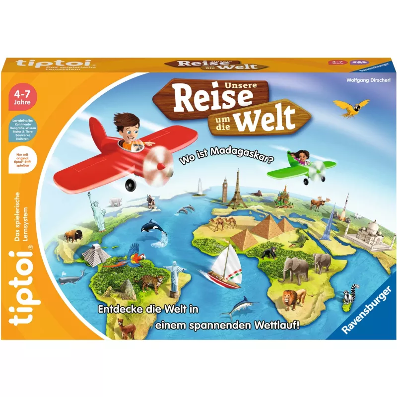 tiptoi Unsere travel around the world, lauamäng